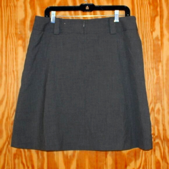 Nicole by Nicole Miller Gray A-Line Skirt - Size 12 - Picture 8 of 11